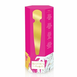 Вибромассажер Rianne S: Bella Mini Wand Rose, 10 режимов, медицинский силикон, подарочная упаковка, фото №3