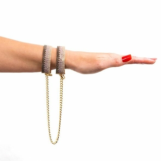 Лакшери наручники-браслеты с кристаллами Rianne S: Diamond Cuffs, подарочная упаковка, фото №6