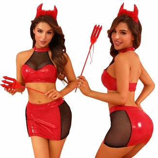 Эротический костюм дьяволицы JSY 8317 One Size, фото №2