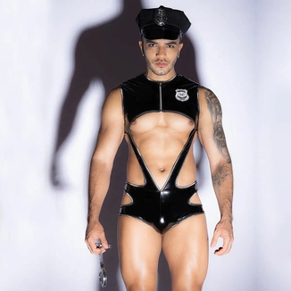 Мужской эротический костюм полицейского JSY 9107 One Size, numer zdjęcia 5