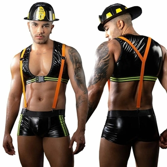 Мужской эротический костюм пожарного JSY 9108 One Size, фото №2