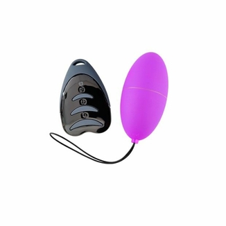 Виброяйцо Alive Magic Egg 3.0 Purple с пультом ДУ, на батарейках, numer zdjęcia 2