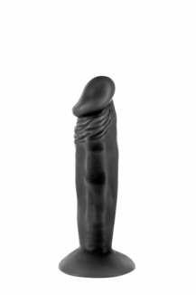 Фаллоимитатор с присоской Real Body - Real Zack Black, TPE, диаметр 3,7см, фото №2