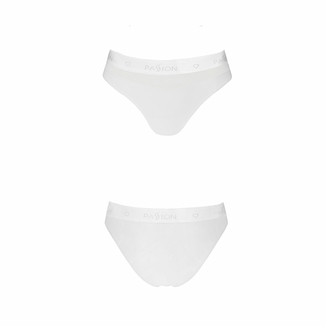 Трусики с прозрачной вставкой Passion PS006 PANTIES XL, white, фото №5