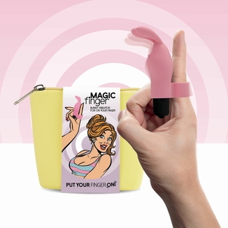 Вибратор на палец FeelzToys Magic Finger Vibrator Pink, numer zdjęcia 2