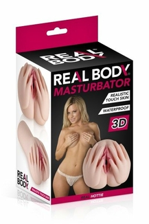 Реалистичный 3D мастурбатор приоткрытая вагина Real Body - The Hottie, фото №4