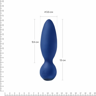 Анальная вибропробка Adrien Lastic Little Rocket макс. диаметр 3,5см, soft-touch, фото №3