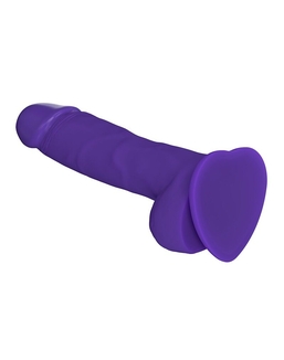 Реалистичный фаллоимитатор Strap-On-Me SOFT REALISTIC DILDO Violet - Size XL, numer zdjęcia 3