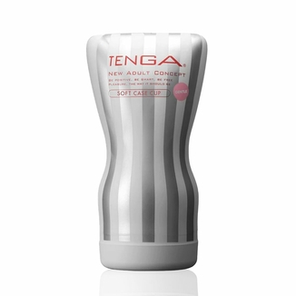 Мастурбатор Tenga Soft Case Cup (мягкая подушечка) Gentle сдавливаемый, numer zdjęcia 2
