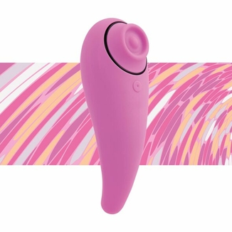 Пульсатор для клитора плюс вибратор FeelzToys - FemmeGasm Tapping & Tickling Vibrator Pink, numer zdjęcia 2