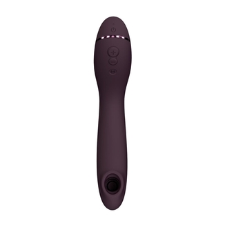 Вибратор для точки G с вакуумной стимуляцией Womanizer OG Aubergine, numer zdjęcia 3