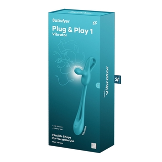 Мультивибратор Satisfyer Plug & Play 1, для нее и для него, 2 мотора, numer zdjęcia 9