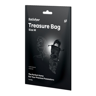 Мешочек для хранения игрушек Satisfyer Treasure Bag M Black, фото №4