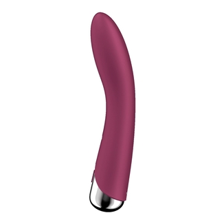 Вибратор точки G с вращением Satisfyer Spinning Vibe 1 Red, 2 мотора, numer zdjęcia 4