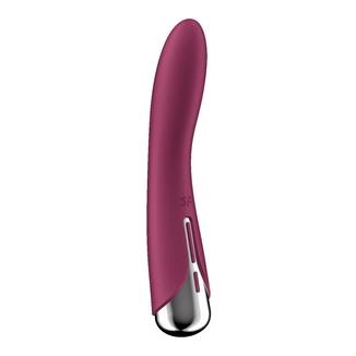 Вибратор точки G с вращением Satisfyer Spinning Vibe 1 Red, 2 мотора, numer zdjęcia 6