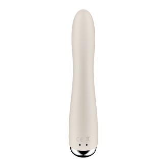 Вибратор точки G с вращением Satisfyer Spinning Vibe 1 Beige, 2 мотора, numer zdjęcia 5