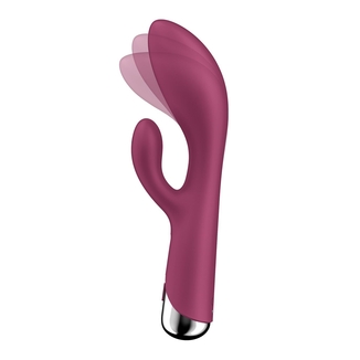 Вибратор-кролик с ротацией Satisfyer Spinning Rabbit 1 Red, 3 мотора, фото №3