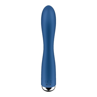 Вибратор-кролик с ротацией Satisfyer Spinning Rabbit 1 Blue, 3 мотора, numer zdjęcia 5