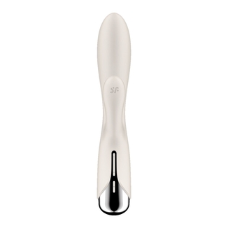 Вибратор-кролик с ротацией Satisfyer Spinning Rabbit 1 Beige, 3 мотора, numer zdjęcia 7