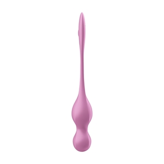 Вагинальные смарт-шарики с вибрацией Satisfyer Love Birds 1 Connect App Pink, 78 г, фото №3