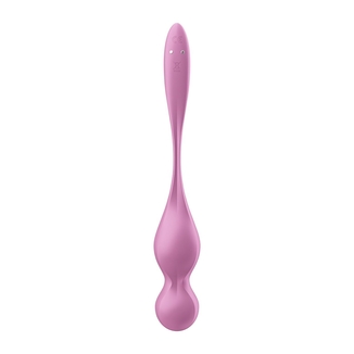 Вагинальные смарт-шарики с вибрацией Satisfyer Love Birds 1 Connect App Pink, 78 г, photo number 4