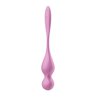 Вагинальные смарт-шарики с вибрацией Satisfyer Love Birds 1 Connect App Pink, 78 г, фото №5