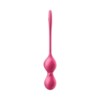 Вагинальные смарт-шарики с вибрацией Satisfyer Love Birds 2 Connect App Red, 86 г, пульт ДУ, фото №3