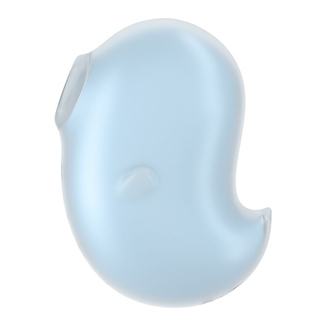 Вакуумный клиторальный стимулятор с вибрацией Satisfyer Cutie Ghost Blue, numer zdjęcia 3