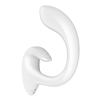 Вагинально-клиторальный вибратор Satisfyer G for Goddess 1 White, 2 мотора, photo number 4