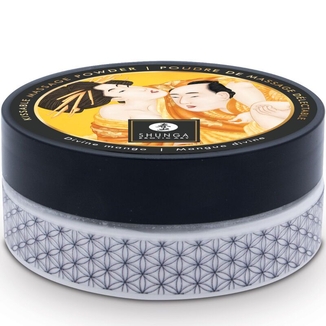 Вкусная пудра для оральных ласк Shunga Body Powder - Luscious Mango (75 грамм), фото №3