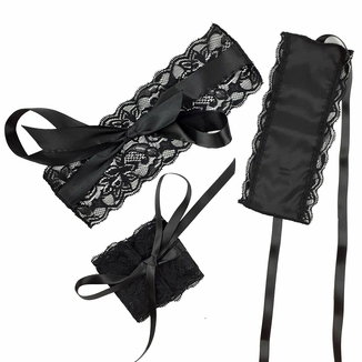 Эротический набор повязка на глаза и наручники Blindfold and Handcuffs Aria, numer zdjęcia 3