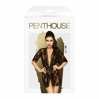 Комплект пеньюар Penthouse - Sweet Retreat Black XL (мятая упаковка!!!), photo number 4