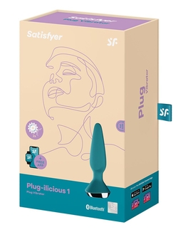 Анальная смарт-вибропробка Satisfyer Plug-ilicious 1 Petrol, photo number 7