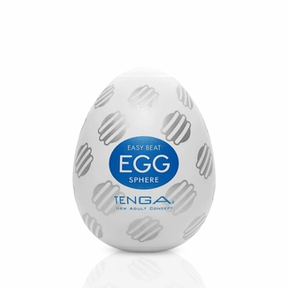 Мастурбатор-яйцо Tenga Egg Sphere с многоуровневым рельефом, фото №2