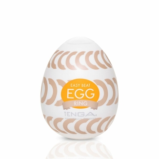 Мастурбатор-яйцо Tenga Egg Ring с ассиметричным рельефом, фото №2