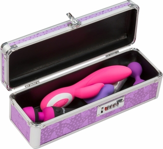 Кейс для хранения секс-игрушек BMS Factory - The Toy Chest Lokable Vibrator Case с кодовым замком, numer zdjęcia 6