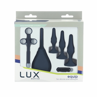 Набор анальных игрушек для новичков Lux Active – Equip – Silicone Anal Training Kit, numer zdjęcia 2