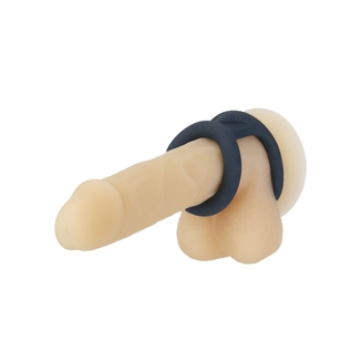 Двойное эрекционное кольцо LUX Active – Tug – Versatile Silicone Cock Ring, numer zdjęcia 6