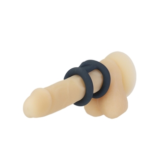 Двойное эрекционное кольцо LUX Active – Tug – Versatile Silicone Cock Ring, numer zdjęcia 7