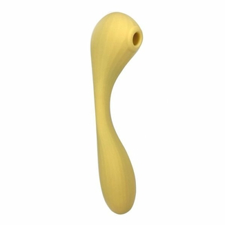 Вакуумный вагинально-клиторальный стимулятор Magic Motion Bobi Yellow, управление со смартфона, numer zdjęcia 4