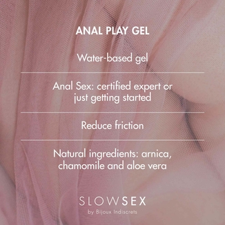 Анальный гель-смазка Bijoux Indiscrets Slow Sex Anal play gel, numer zdjęcia 5