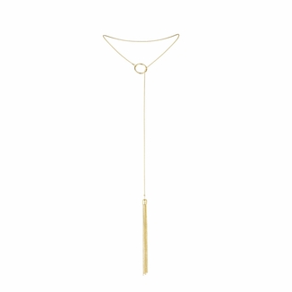 Цепочка для тела Bijoux Indiscrets Magnifique Tickler Pendant Chain — Gold, фото №2