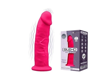 Фаллоимитатор с вибрацией SilexD Henry Vibro Pink (MODEL 2 size 7in), двухслойный, диаметр 4,4 см, фото №2