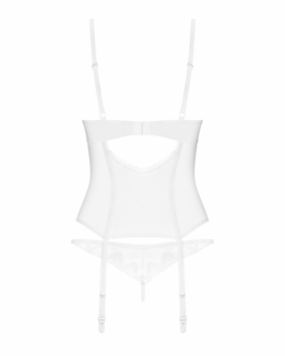 Корсет Obsessive Alissium corset & thong XL/2XL, фото №8