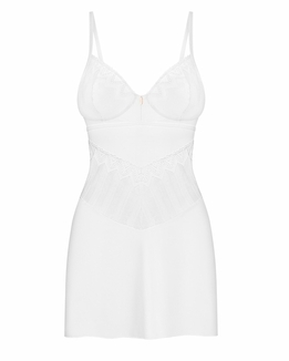 Пеньюар Obsessive Alissium chemise & thong M/L, numer zdjęcia 5