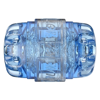 Мастурбатор Fleshlight Quickshot Turbo Blue Ice, компактный, отлично для пар и минета, numer zdjęcia 5