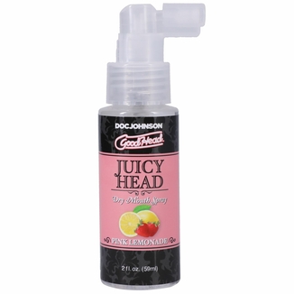Увлажняющий оральный спрей Doc Johnson GoodHead – Juicy Head Dry Mouth Spray – Pink Lemonade 59мл, photo number 2