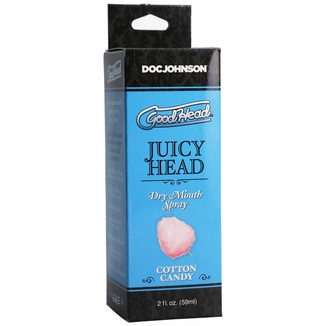 Увлажняющий оральный спрей Doc Johnson GoodHead – Juicy Head Dry Mouth Spray – Cotton Candy 59мл, фото №3