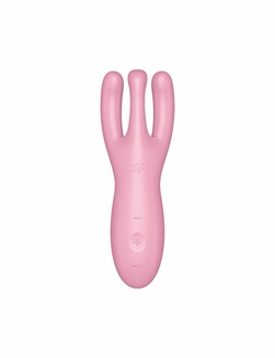 Клиторальный смарт-вибратор Satisfyer Threesome 4 Pink с тремя пальчиками, photo number 3