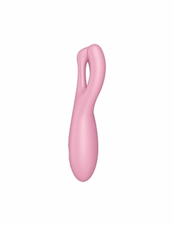 Клиторальный смарт-вибратор Satisfyer Threesome 4 Pink с тремя пальчиками, photo number 4